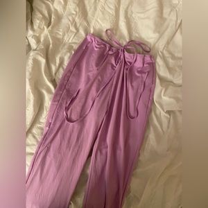 Lilac Flare Pants